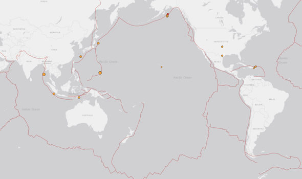 Territories on the Pacific Ring of Fire see frequent seismic and volcanic activity