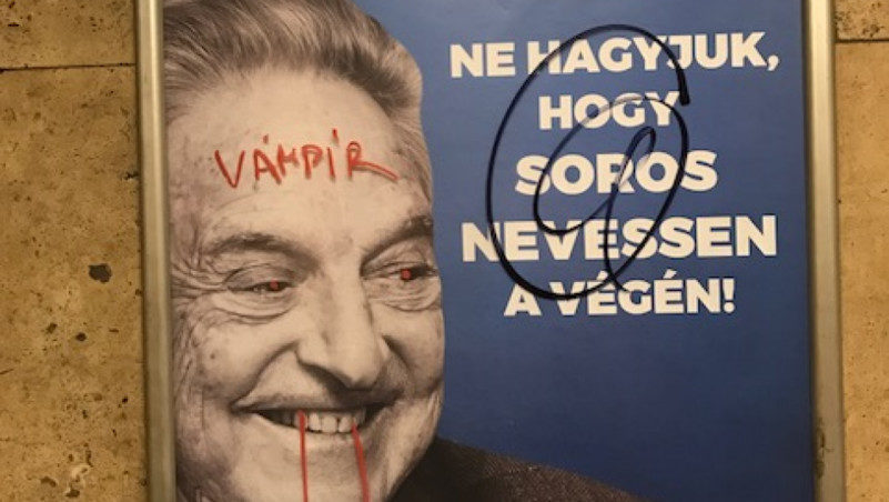 Anti soros poster hungary