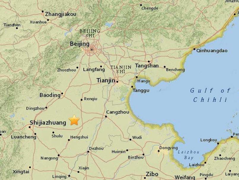 4.3-magnitude quake struck near China's capital