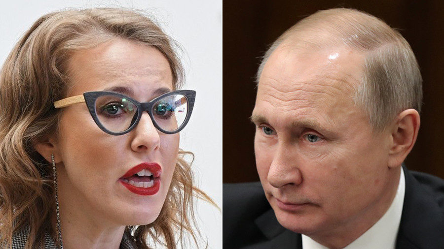 Ksenia Sobchak and Putin