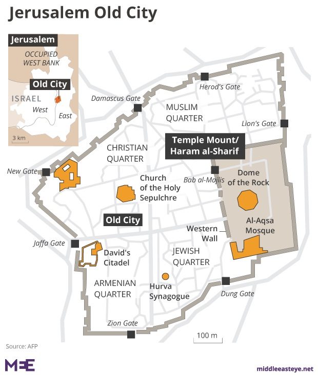 Click to enlarge old city map