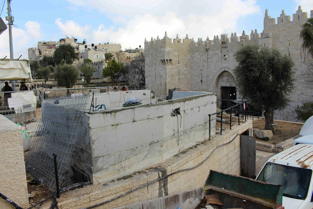 Click to enlarge checkpoints Jerusalem