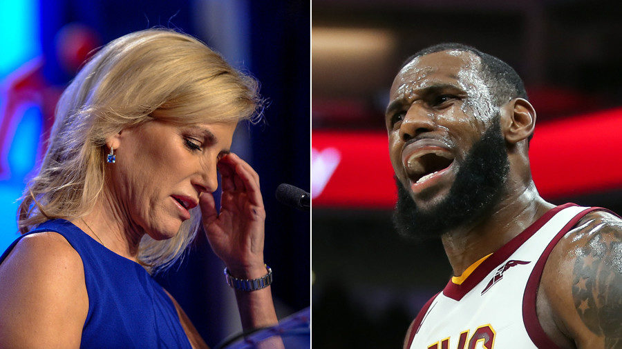 Click to enlarge Laura Ingraham and Lebron James