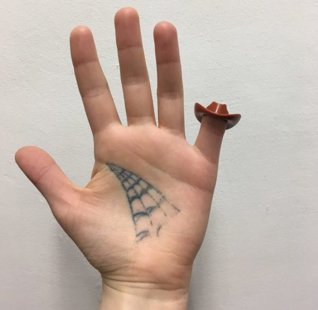 Click to enlarge pinky finger hat