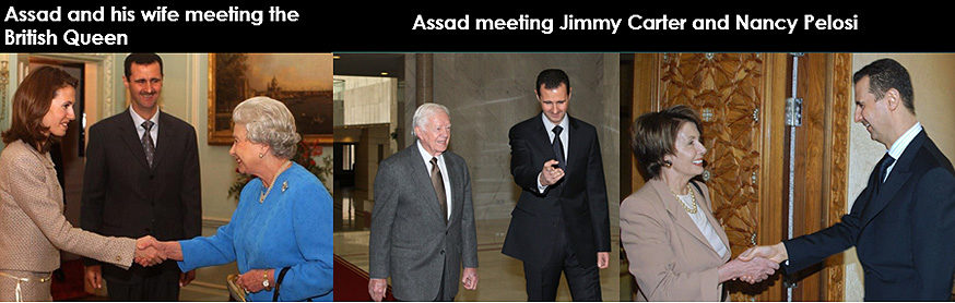 Assad visits Western countries