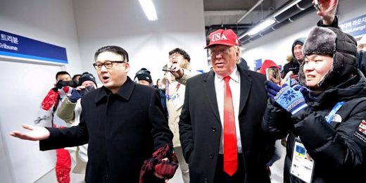trump kim olympics
