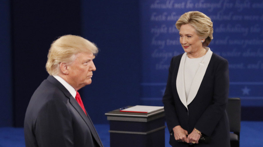 Click to enlarge Trump Clinton