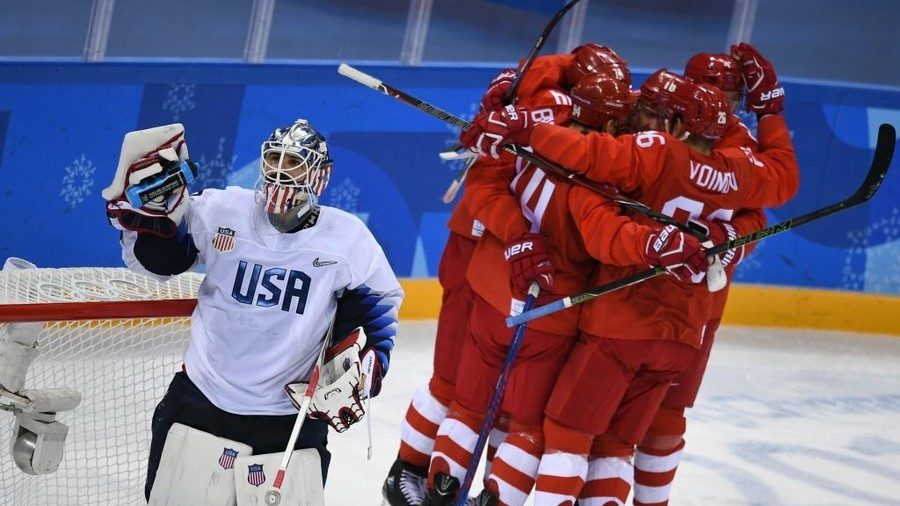 Russian hockey players