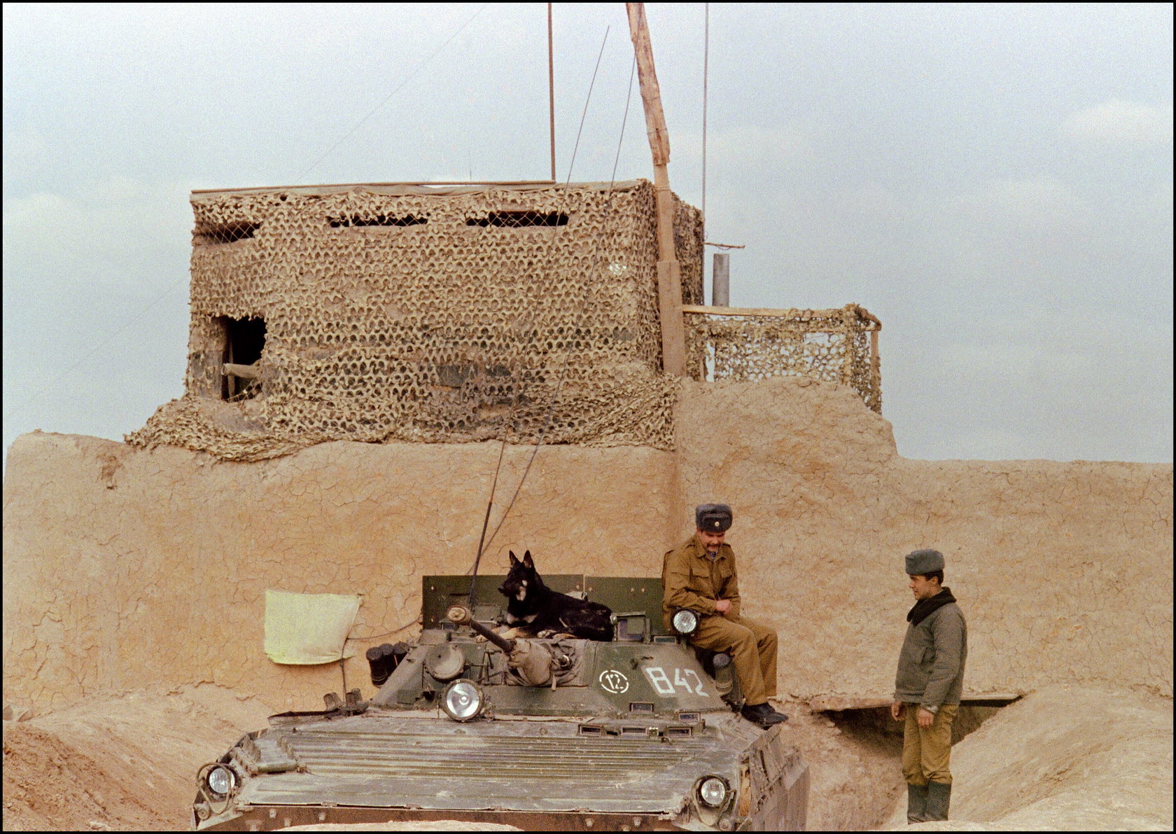 Click to enlarge Red Army soldier and his dog