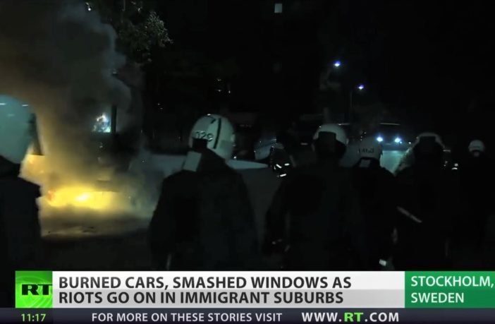 Click to enlarge Sweden riots