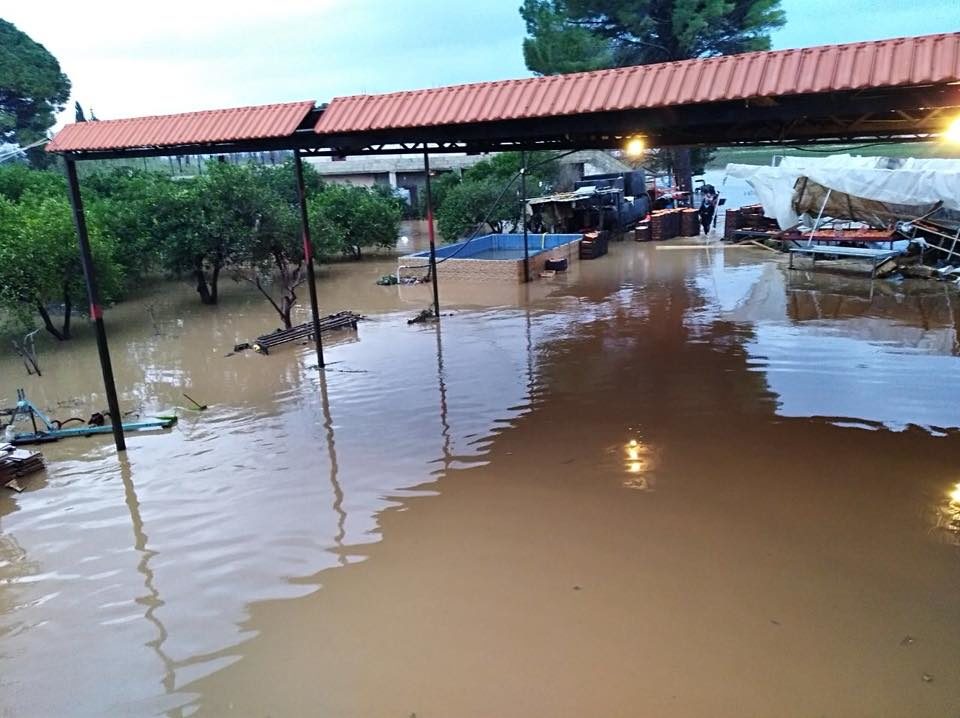 Floods in Lebanon, 18 February 2018.