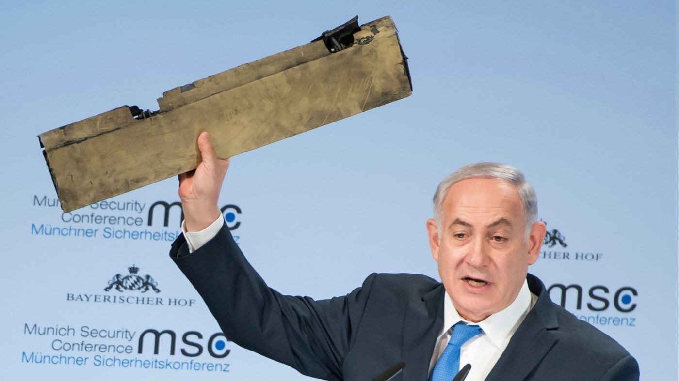 Click to enlarge netanyahu drone