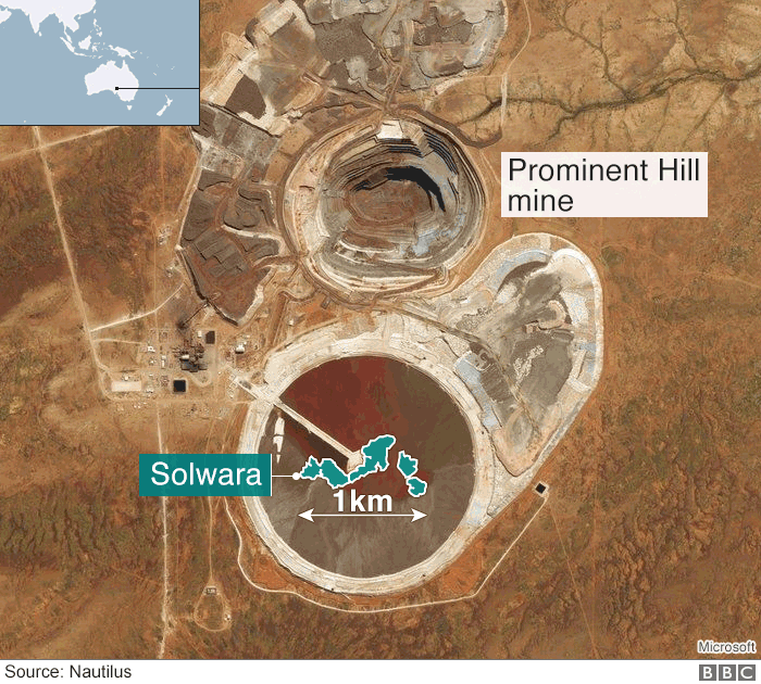 Solwara-1 mining area
