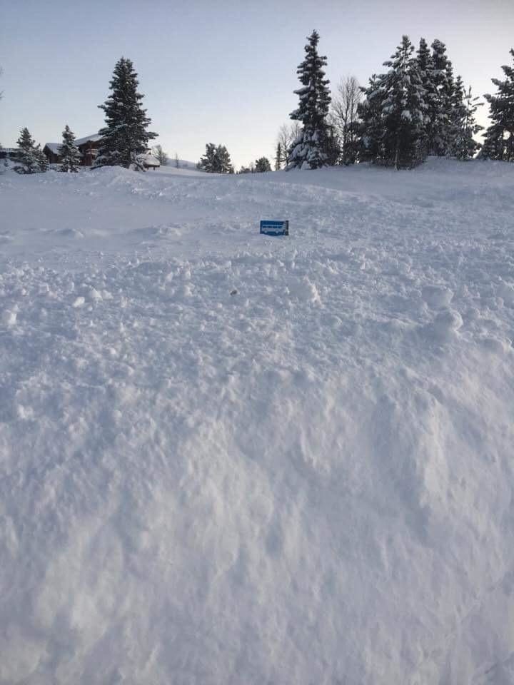 Bus stop in Gol, Norway