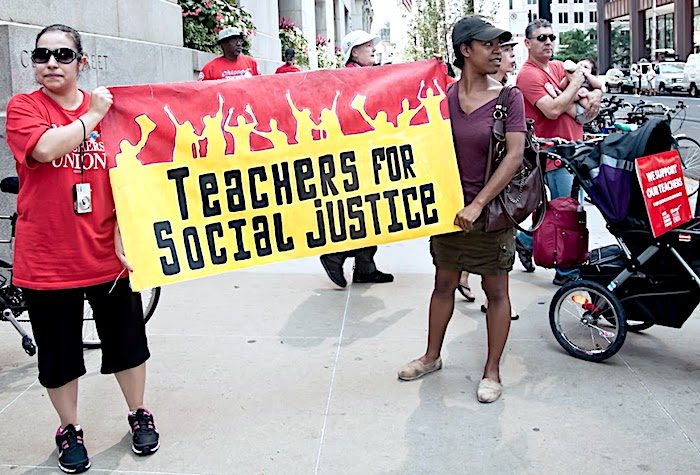 Click to enlarge Teachers for social justice