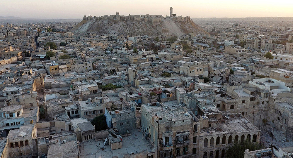 Click to enlarge Allepo's historic citadel