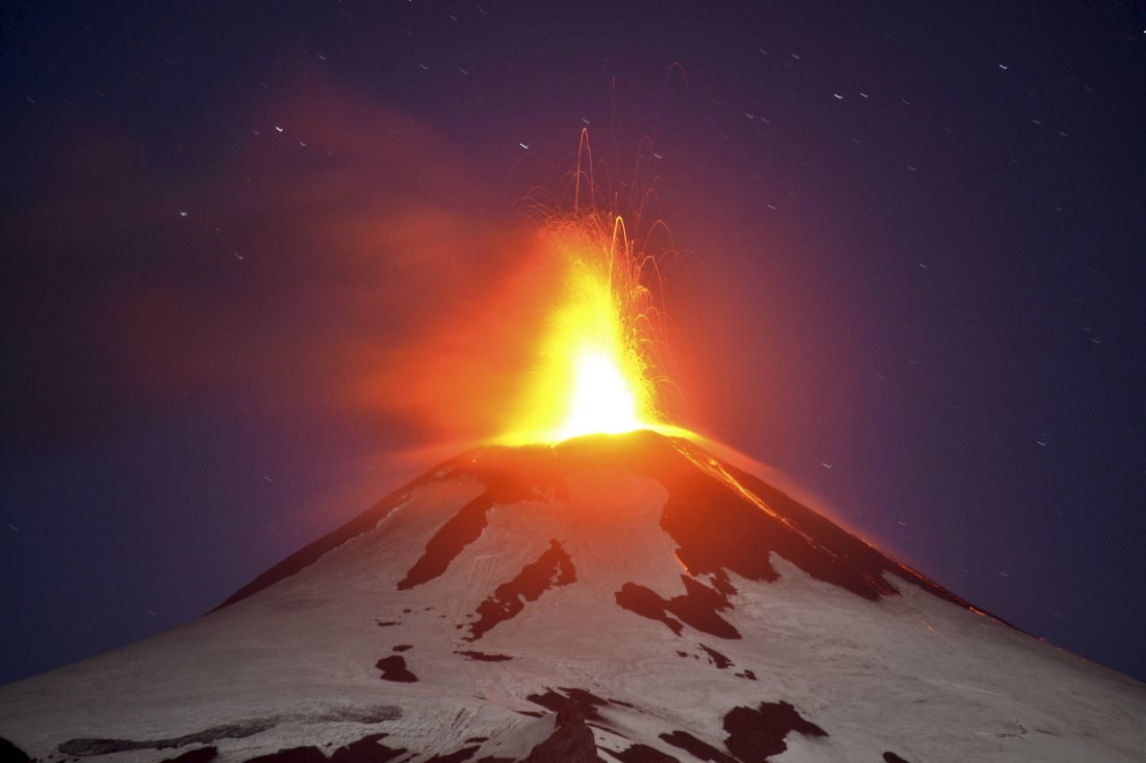 Villarrica volcano.
