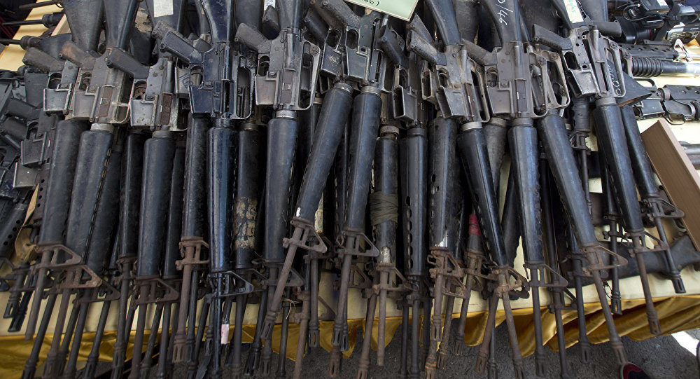 M-16 rifles
