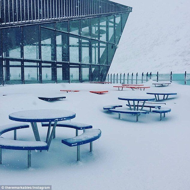 Some parts of the Remarkables ski area, located in the south of New Zealand's South Island, received a metre of snow after ex-Cyclone Gita wreaked havoc further north