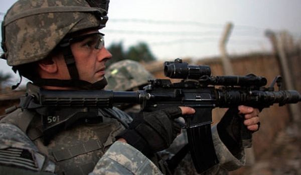 Click to enlarge Washington has heightened security at its military bases across Iraq