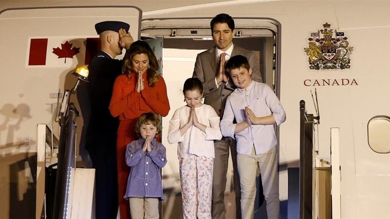 Click to enlarge Trudeau New Delhi
