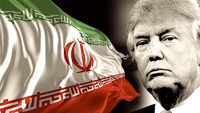 Trump/Iranflag