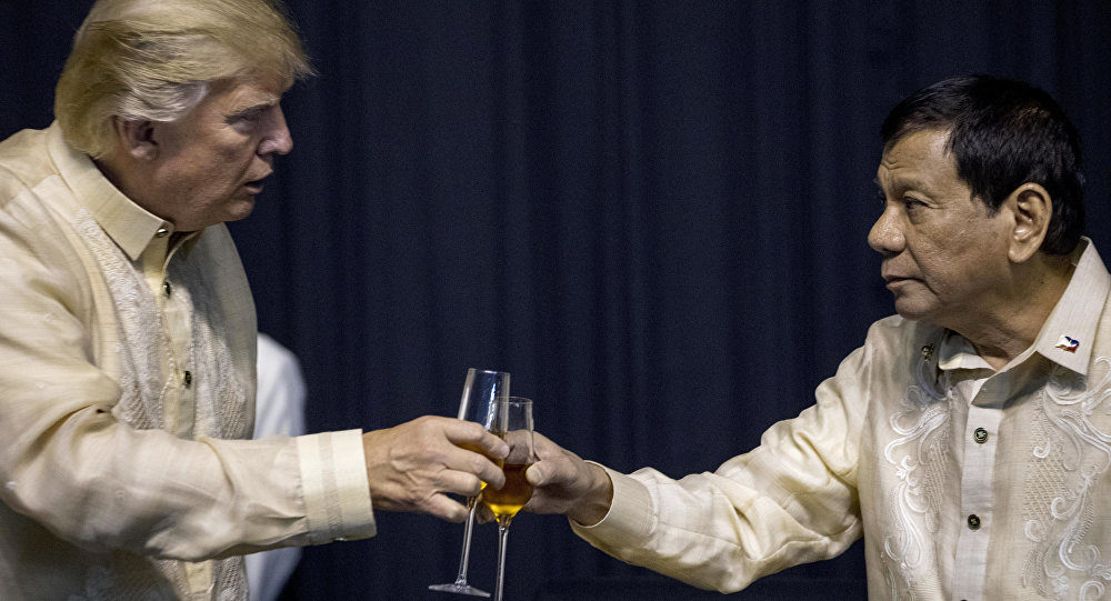 President Donald Trump and Philippines President Rodrigo Duterte