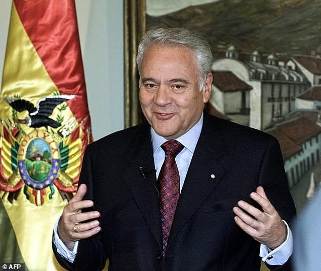 Click to enlarge Gonzalo Sánchez de Lozada
