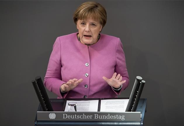 Click to enlarge Chancellor Angela Merkel