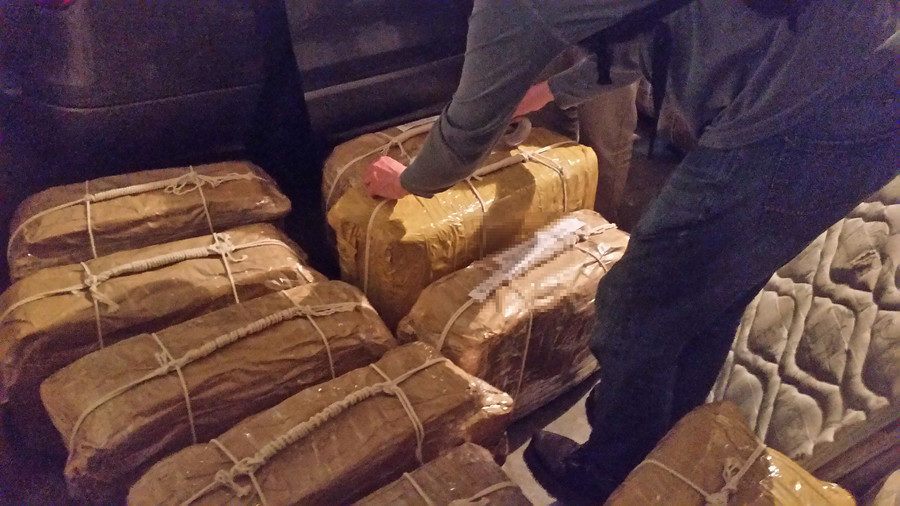 Click to enlarge The cocaine that has been found in the Russian embassy in Buenos Aires