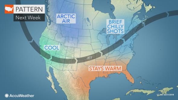 feb 2018 cold warm us ne