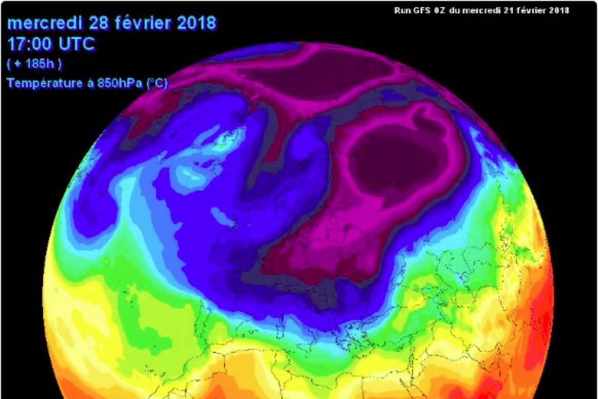 feb forecast polar split