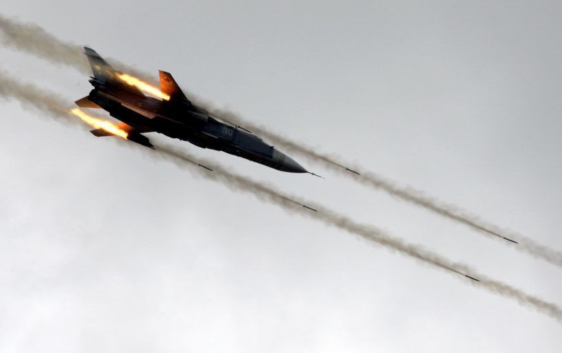Click to enlarge Russian Su-24 fighter plane