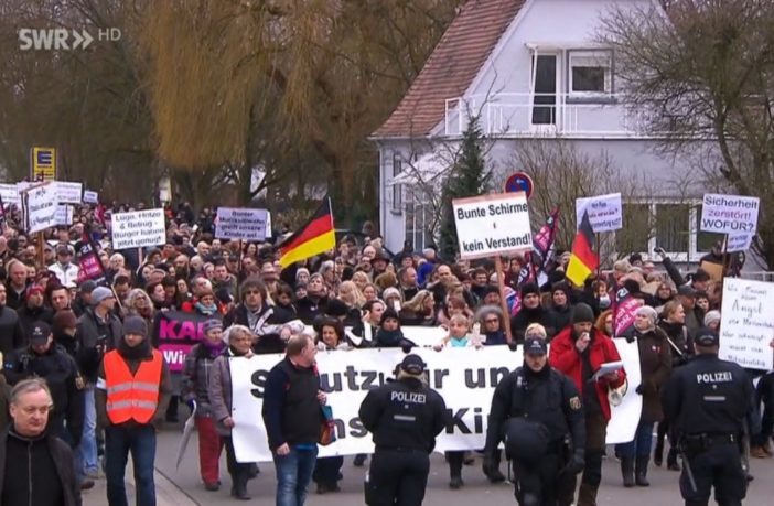 Protest in Kandel