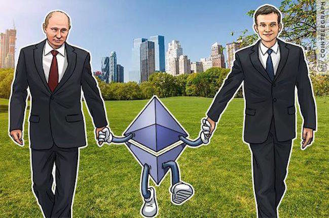 Click to enlarge Putin, Vitalik Buterin