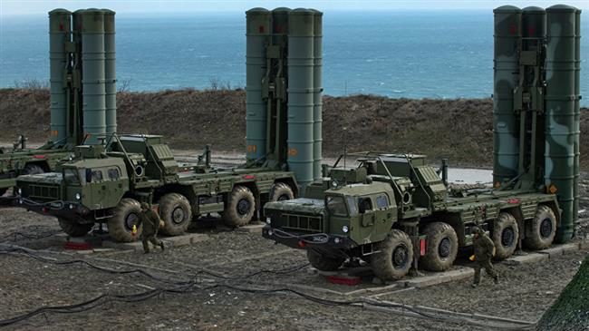 Click to enlarge Russian-made S-400 surface-to-air missile defense systems