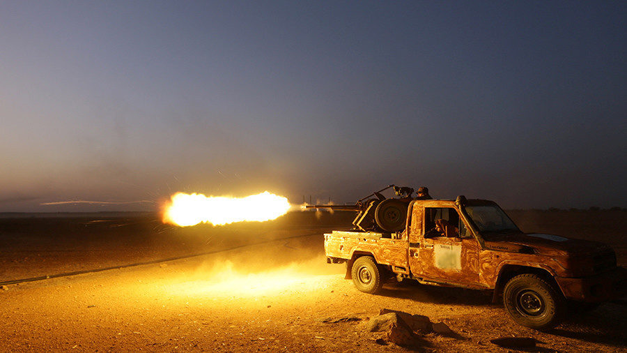 syria war artillary