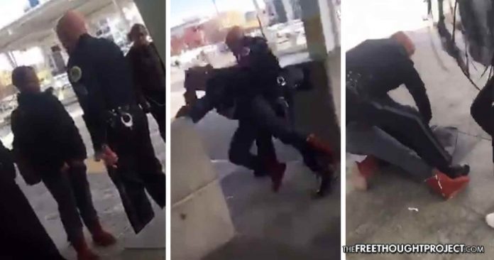 Click to enlarge police assault