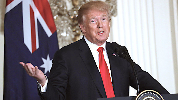 Trump in Aussi