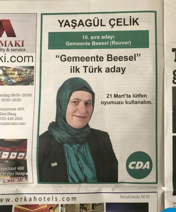 Dutch Council elections in Turkish