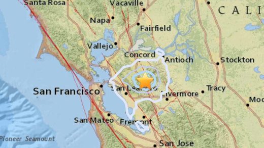 San Francisco earthquake swarm