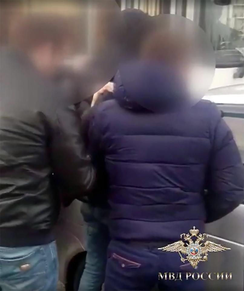 Russian man arrested