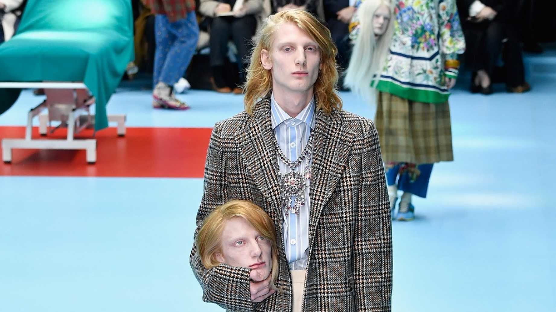 Gucci post human fashion show
