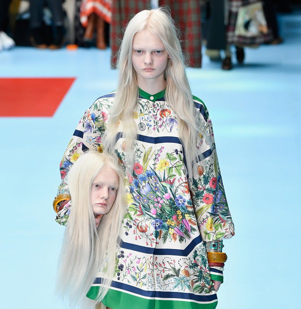 Click to enlarge Gucci post human fashion show