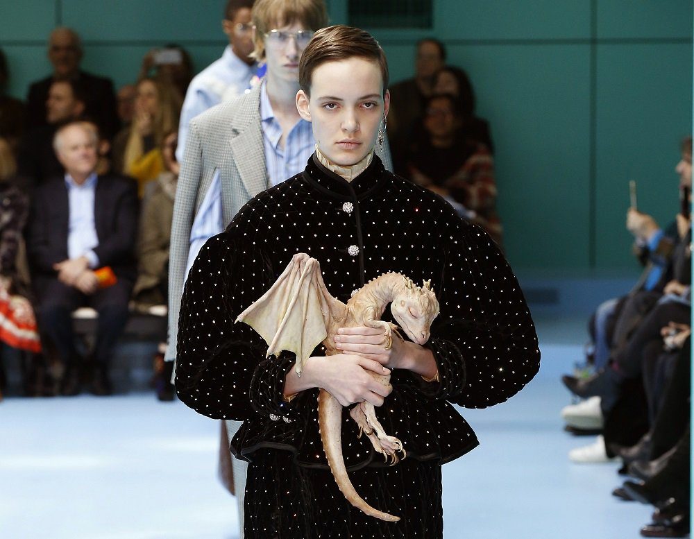 Gucci post human fashion show