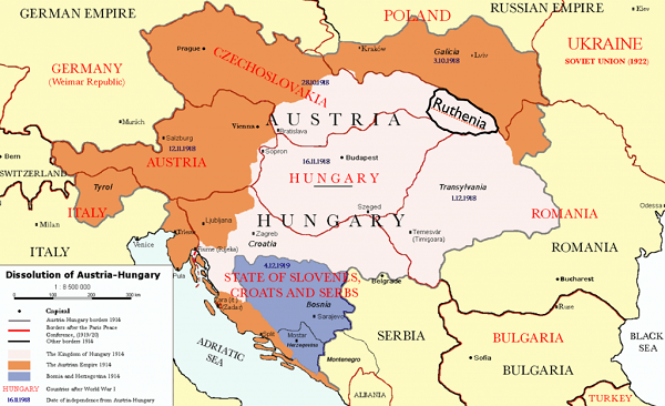 Austria-Hungary Map