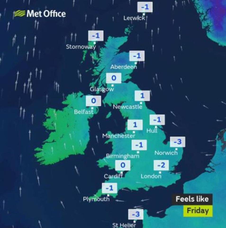 uk arctic blast feb 2018