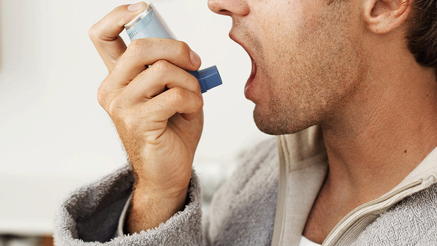 Click to enlarge asthma inhaler