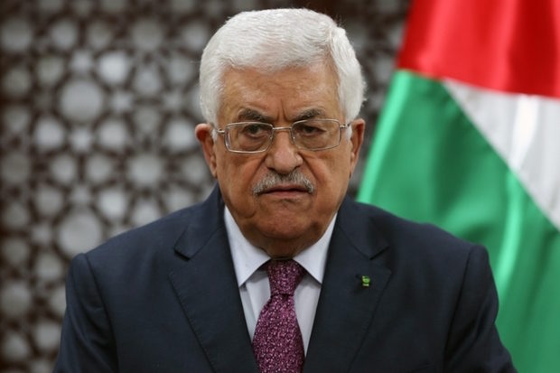 Click to enlarge Palestinian President Mahmoud Abbas