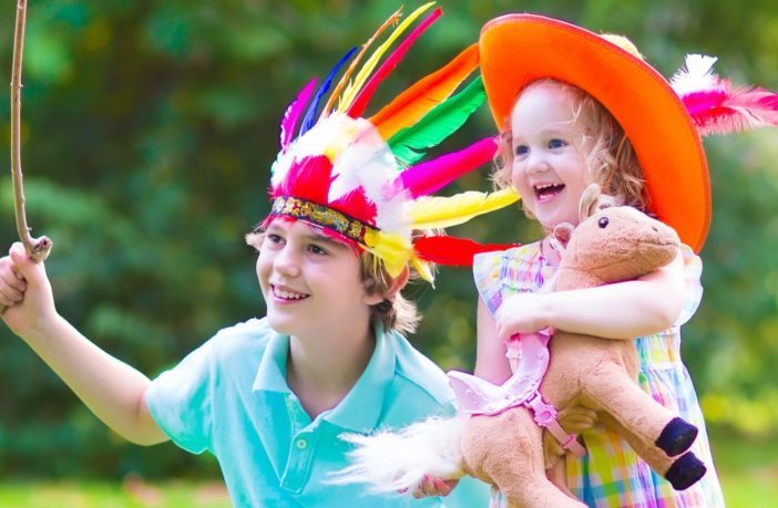 cowboys indians children